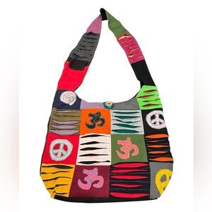 Tribe Azure Made In India Handcrafted Hobo Boho Hippie Patchwork Shoulder Bag